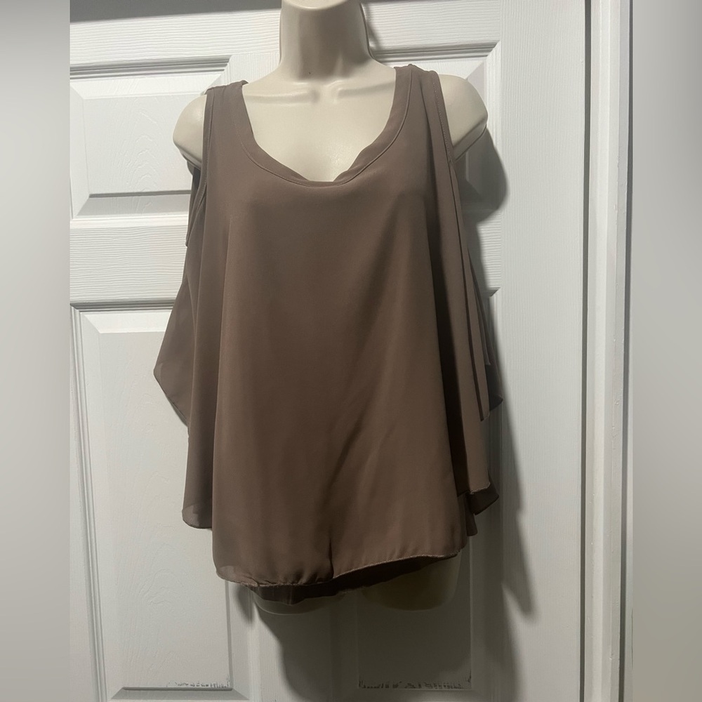 Cha Cha Vente Brown Blouse